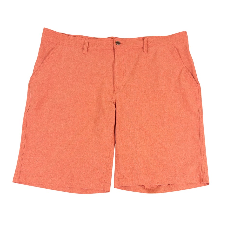 Coolkeep Mens Size 40 Pink Heathered Stretch Performance Golf Shorts